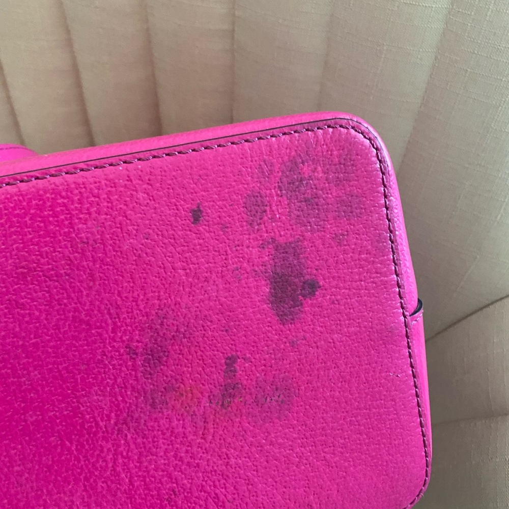 Kate Spade, large tote/briefcase, hot pink - Picture 3 of 7
